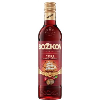 Božkov Čert 25% 0,5 l (holá láhev)