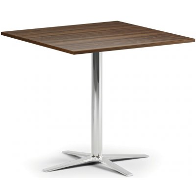 B2B Partner Aura 60 x 60 cm chrom podnož ořech 499913 – Hledejceny.cz