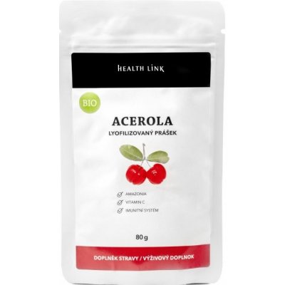 Health Link Bio Acerola prášek Raw 80 g – Hledejceny.cz
