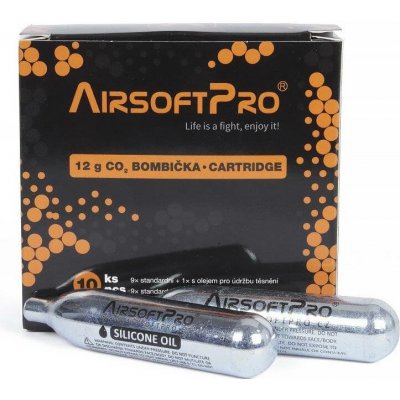 AirsoftPro Sada 12g CO2 bombiček – Hledejceny.cz