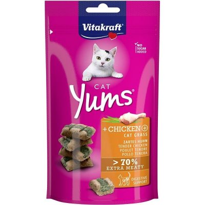 Vitakraft pochoutka Cat Yums kuřecí s trávou 40 g – Hledejceny.cz