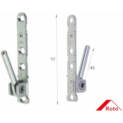 Roto NT Spodní pant - rámové ložisko K 3/100 258590 – Sleviste.cz