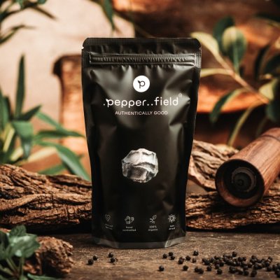 Pepper Field Kampotský Pepř černý Maxi doypack 250 g – Zbozi.Blesk.cz