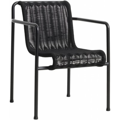HAY Zahradní židle Palissade Cord Dining Armchair, Anthracite – Hledejceny.cz