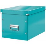 Leitz Krabice Click-N-Store WOW, čtvercová L, ledová modrá – Zboží Mobilmania