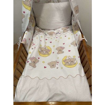 SDS povlečení Medvídci hnědé 90 x 130 cm 45 x 60 cm – Zboží Dáma