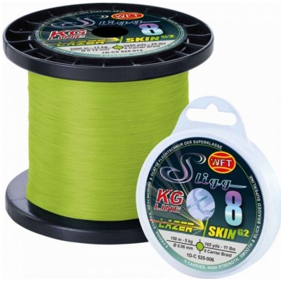 WFT Šnůra Sligg Chartreuse 150m 0,12mm 12kg – Zboží Mobilmania