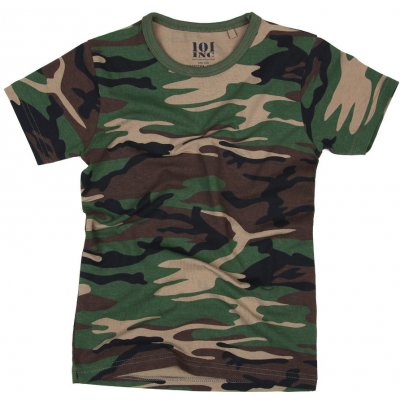 Maskáčové tričko dětské Inc Tee woodland – Zboží Dáma