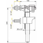 Alcadrain Napouštěcí ventil A150-3/8" – HobbyKompas.cz