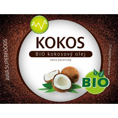 AWA superfoods Bio kokosový olej 1000 ml – Zboží Mobilmania
