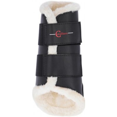Covalliero Drezurní kamaše Fleece přední černé – Zboží Mobilmania