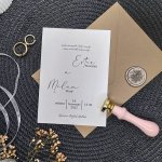 Svatební oznámení Black and white 3 – Zboží Dáma