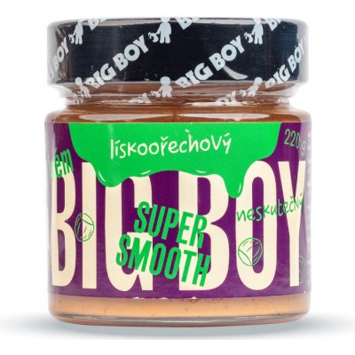 BIG BOY Lískoořechový krém super smooth 220 g – Zboží Mobilmania