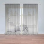 Záclony Slon a zebra: 2 ks - 150x250 cm - Sablio – Hledejceny.cz