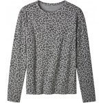 esmara Dámské triko s dlouhými rukávy s BIO bavlnou černá – Zboží Dáma