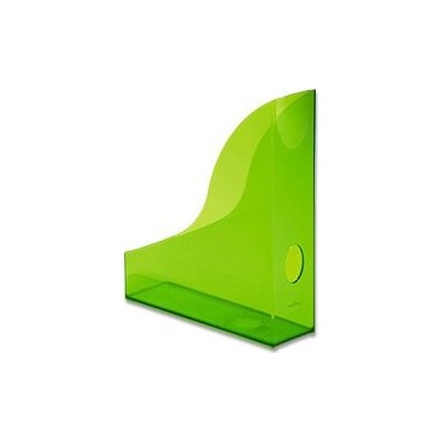 Durable Basic - plastový stojan na katalogy - 70 mm, transparentní zelená A4 – Sleviste.cz