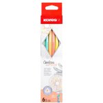 Kores Grafitos pastel HB 6 ks 92803 – Zboží Živě