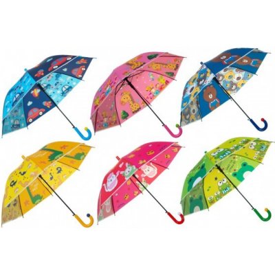 Deštník vystřelovací mix barev