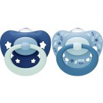 Nuk silikon šidítko 2 ks Signature Blue – Zboží Dáma