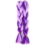 Kanekalon - barevné copy - fialově fialová MB15 – Zboží Mobilmania