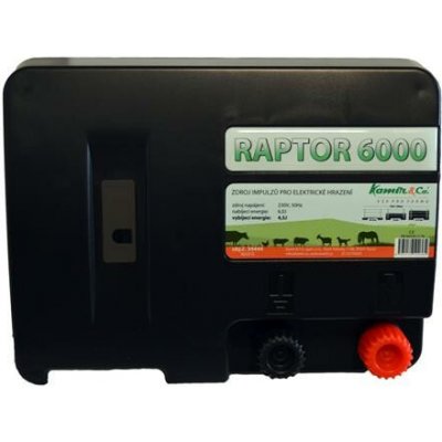 RAPTOR Zdroj pro elektrický ohradník 6000 síťový 4 5 J – Hledejceny.cz