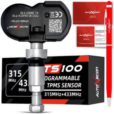 autoXscan Snímač Tlaku Pneumatik TPMS TS100 Kov TMPS senzor kola – Zboží Mobilmania