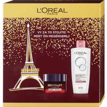 L´Oréal Paris Revitalift krém Laser X3 50 ml + micelární voda 200 ml dárková sada