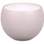 Obal na květník LUNA STRUKTUR keramický matný hnědo šedý pr.12x10cm hnědo šedá – Hledejceny.cz