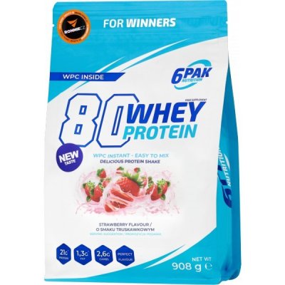 6PAK Nutrition 80 Whey Protein 908 g – Hledejceny.cz