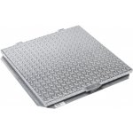 Pozinkovaný poklop 600 x 600 mm stříbrná – Hledejceny.cz