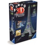 RAVENSBURGER 3D puzzle Eiffelova věž Svítící 224 ks – Zboží Dáma