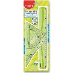Maped Sada pravítek Unbreakable Maxi 4dílná sada zelená 244304 – Zboží Živě