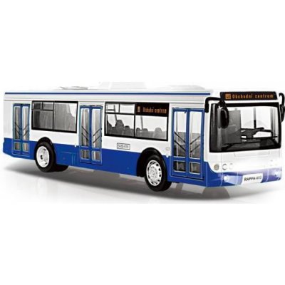 Rappa Autobus česky mluvící 28 cm modrý volný chod se světlem a zvukem – Zboží Mobilmania
