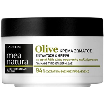 Mea Natura Olivový tělový krém Hydratace a Výživa 250 ml – Zboží Mobilmania