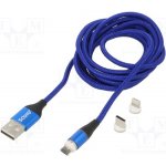 Savio SAVKABELCL-157 magnetický, USB 2.0, 2m, modrý – Hledejceny.cz