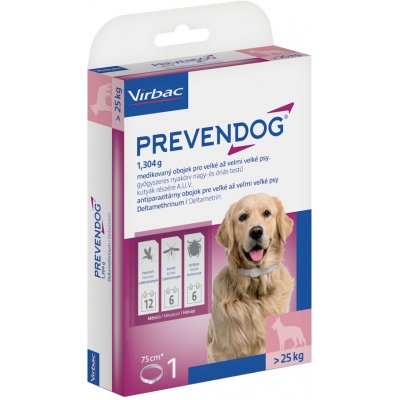 Virbac Prevendog obojek pro velké a velmi velké psy 75 cm – Zbozi.Blesk.cz