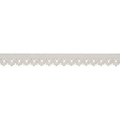 Elastická lemovací krajka, 13mm - ivory – Sleviste.cz