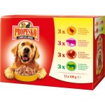 Propesko Adult kuře & hovězí & krůta & jehně 12 x 100 g – Sleviste.cz