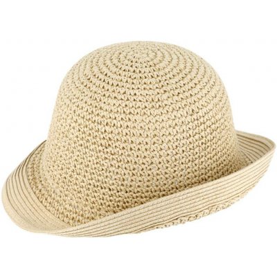 Fiebig dámský letní klobouček Cloche béžový – Sleviste.cz