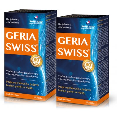 Swiss Med Geriaswiss 100 tablet – Hledejceny.cz