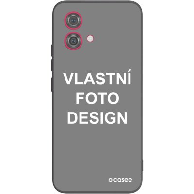 Picasee silikonové Motorola Moto G84 5G - Vlastní design/motiv černé – Sleviste.cz