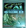 Rybářské háčky Gamakatsu G-Carp A1 Super Camou GREEN vel.6 10ks