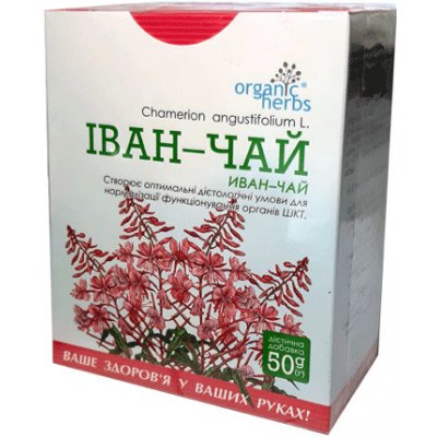 Organic Herbs Vrbovka úzkolistá Ivan čaj 50 g