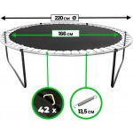 Aga skákací plocha k trampolínám 220cm 42 ok – Hledejceny.cz