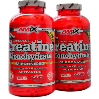 Amix Creatine monohydrate 750 1000 kapslí – Zboží Mobilmania
