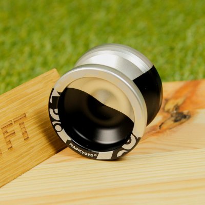 V3 MagicYoyo kovové yoyo s příslušenstvím Černá stříbrná – Zboží Dáma