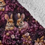 Takoy Softshell zimní s bílým beránkem premium lesní zajíčci – Zbozi.Blesk.cz