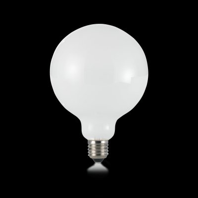 Ideal Lux LED žárovka Globo D125 Bianco 253435 E27 8W 760lm 4000K bílá