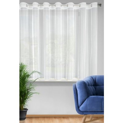 ZÁCLONA CASSIE 300X150 CM BÍLÁ – Hledejceny.cz