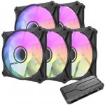 Darkflash Infinity 8 5in1 RGB fans set černá – Zbozi.Blesk.cz